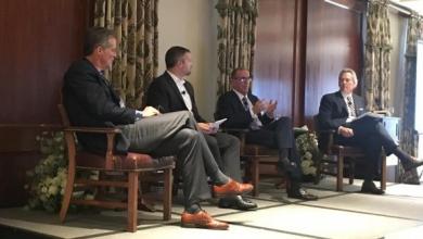 From left: Jeff Bischoff of Old Greenwich Consultants, Matt Sonnen of PFI Advisors, Bill Willis of Willis Consulting and moderator Mark Albers of Albers & Associates Consulting